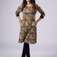 Stylish Black Cotton Tunic with Vibrant Kalamkari Print