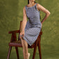 Blue Checkered Cotton Dress. Classic Blue Checks For A Timeless Look