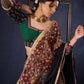 Elegant Ajrakh & Kalamkari Lehenga With Matching Blouse & Dupatta.