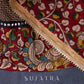 Elegant Ajrakh & Kalamkari Lehenga With Matching Blouse & Dupatta.