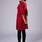 Classy Maroon Cotton Mirror Work Tunic