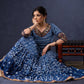 Indigo Prints Mix & Match Lehenga With Antique Gold Embroidery On Blouse & Matching Dupatta.