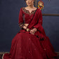 Maroon Cotton Lehenga With All Over Mirror Work & Embroidered Blouse With Matching Dupatta.