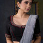 Beautiful Black Embroidered Designer Blouse