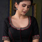 Beautiful Black Embroidered Designer Blouse