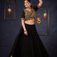 Traditional Black Kutch Work Lehenga With Matching Blouse & Dupatta .