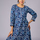 Stylish Indigo Cotton Tunic with A Flattering Silhouette Pant Additional