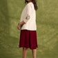 Elegant And Effortless Ivory Colour Embroidered Jacket With Hidden Pockets   Dress Optional