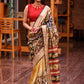 Exclusive Pure tassar silk saree with kalamkari design