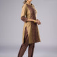 Classy Dark Beige Cotton Ajrakh Combination Tunic Pant Additional