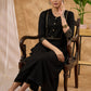 Trendy black rayon kurta featuring pintucks with stylish yoke  Pant Optional