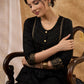 Trendy black rayon kurta featuring pintucks with stylish yoke  Pant Optional