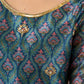 Exclusive hand embroidered Chanderi kurta with exquisite print Pant optional