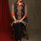 Smart Striped cotton shirt tunic - Ajrakh floral jacket Optional