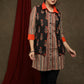 Smart Striped cotton shirt tunic - Ajrakh floral jacket Optional