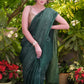 Elegant Green Modal Silk Saree with Tissue Pallu