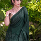 Elegant Green Modal Silk Saree with Tissue Pallu