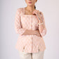 Classy Peach cotton sqaure neck top - Pant additional