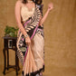 Classic Cream Pure Silk Batik Saree