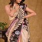 Classic Cream Pure Silk Batik Saree