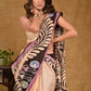 Classic Cream Pure Silk Batik Saree