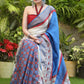 Mesmerizing Ajrakh Print Pure Silk saree