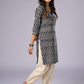 Classic Black Cotton Ikat Tunic - Pant Additional