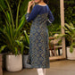 Evergreen Navy Blue Ajrakh Cotton Kurta with Laces on Sleeves & Neckline - Pant Optional