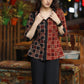 Smart Black & Maroon Combination Cotton Ajrakh Shirt