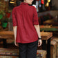 Simple Classy Cotton Maroon Shirt