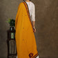 Beautiful mustard dupatta with Ajrakh elephant Applica work