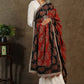 Beautiful red and black Ajrakh combination dupatta