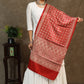 Exclusive red Ajrakh modal stole