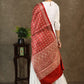 Exclusive red Ajrakh modal stole