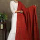 Trendy Red cotton Ajrakh dupatta