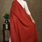 Trendy Red cotton Ajrakh dupatta