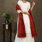 Trendy Red cotton Ajrakh dupatta