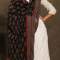 Beautiful black Ajrakh dupatta