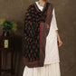 Beautiful black Ajrakh dupatta