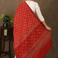 Elegant red Ajrakh Dupatta