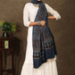 Blue exclusive Ajrakh cotton dupatta