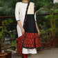 Offwhite and Black Combination Chanderi Dupatta with Ajrakh Combination